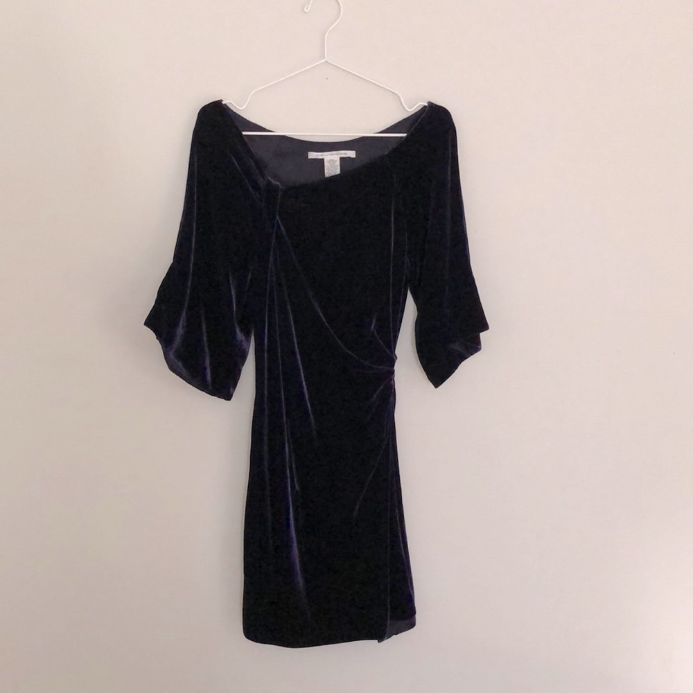 DVF velvet dress